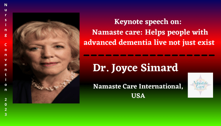 Prof. Joyce Simard | Keynote Speaker | Nursing Convention 2023